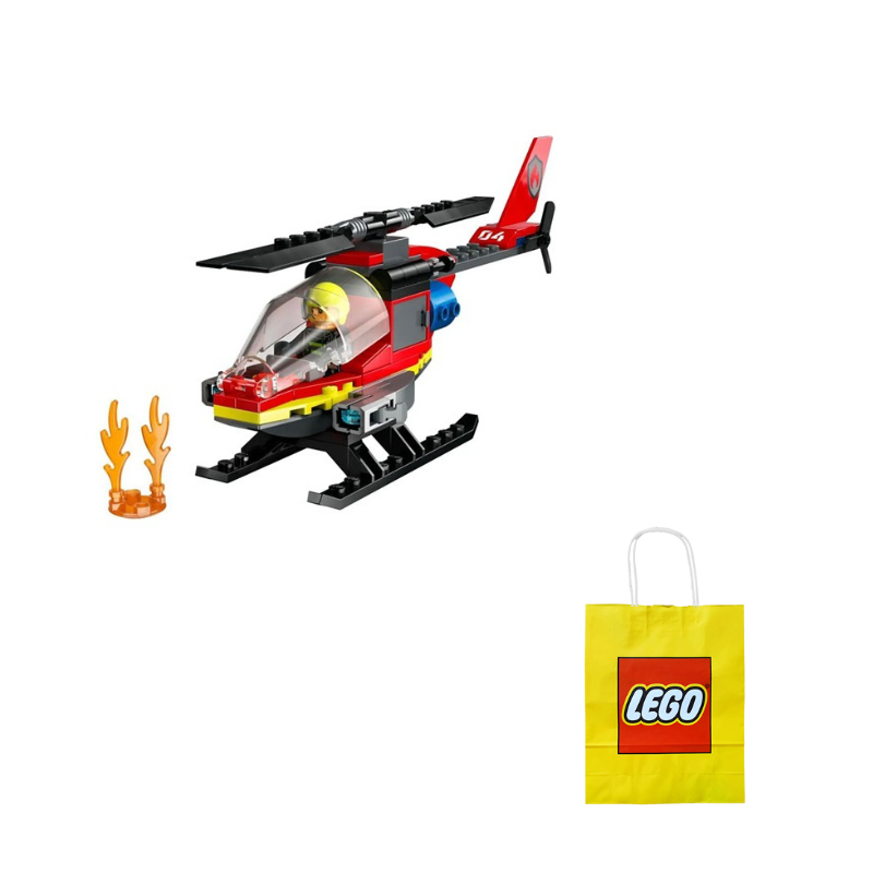 Конструктор LEGO City "Пожарный вертолет" (60411) - Boxette Shop